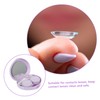 SAFIGLE 3 Sets Travel Contacts Lens Case with Shaped Holder