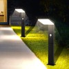 BRIMMEL Solar motion Pathway Lights Outdoor, 2 Pack Solar Powered