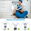 Washing Machine Drain Adapter, Double Connection Drain Adapter for Dishwasher