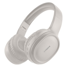 Fisher Active Noise Cancelling Headphones, Over Ear Wireless Bluetooth 5.3 w Microphone, Lightweight Comfortable Headset for Home Travel, 16H Playtime, Rechargeable, Hi-Res Sound Audio, Deep Bass