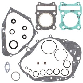Vertex Gasket Kit with Oil Seals Compatible with/Replacement for Suzuki DR 125 SE 94 95 96 1994 1995 1996