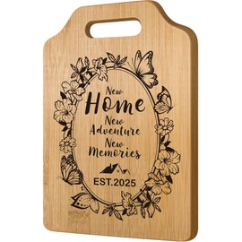 Housewarming Gift for New House Homeowner,First Home Gift Ideas for Couples,Realtor Gift to Clients,House Warming Gifts for Women Men,Closing Gifts for Home Buyers,Best New Home Kitchen Cutting Board