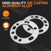 LUJIANI 4 Pack Universal Wheel Spacers, 2/9" (5.8 mm) Thick