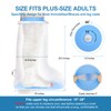 YUNCHI Upgraded Extra Wide Full Leg Cast Cover for Shower