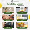 NaturoBliss 100% Pure Lemon Essential Oil Therapeutic Grade Premium Quality
