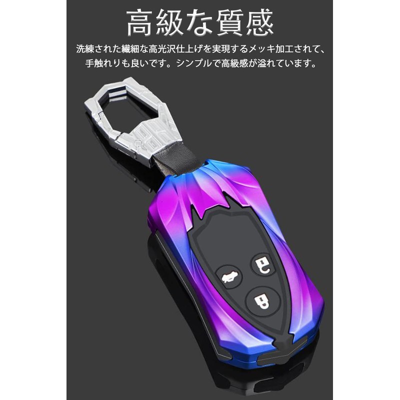 LETINGFAR Key Case for Honda, Smart Key Case, Key Cover,