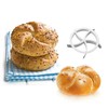 HXSYKJDM Set of 4 Bread Stamp Set, Bread Press, Bread