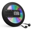Rechargeable Portable CD Player for Car, Hernido Discman with FM