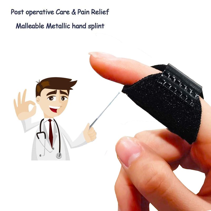 Reppkyh Finger Splint - 2 Pack Support for Trigger Finger,