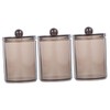CAXUSD Cotton Swab Containers Lid 3pc Cotton Pad Dispenser Compact