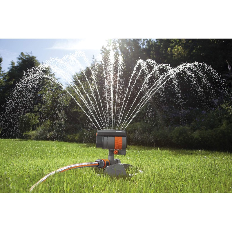 Gardena Square Sprinkler ZoomMaxx Action: Variable sprinkler for a wide