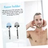 Baluue 6pcs Suction Cup Razor Holder Bathroom Hooks Shower Hooks