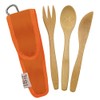 TO GO WARE Kids Repeat Bamboo Utensil Set - Orange