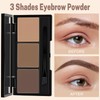 Moguri Eyebrow Powder Palette with 3 Colours, Water and Sweat