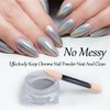 Nail Chrome Powder NOVAL Holographic Chrome Nail Powder for Nails