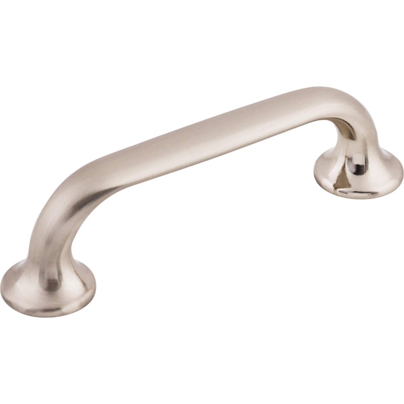 Top Knobs TK593BSN Mercer Collection 3-3/4" Oculus Oval Pull, Brushed
