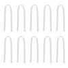 10PCS BTE Preformed Sound Tube Silicone Replacement Accessory Sound Aid