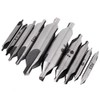 Wifehelper 10pcs Center Drill bits Set 60 Degree Combined Countersink