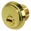 Mul-T-Lock Junior Polished Brass Rim/Mortise Cylinder With 2 Keys -