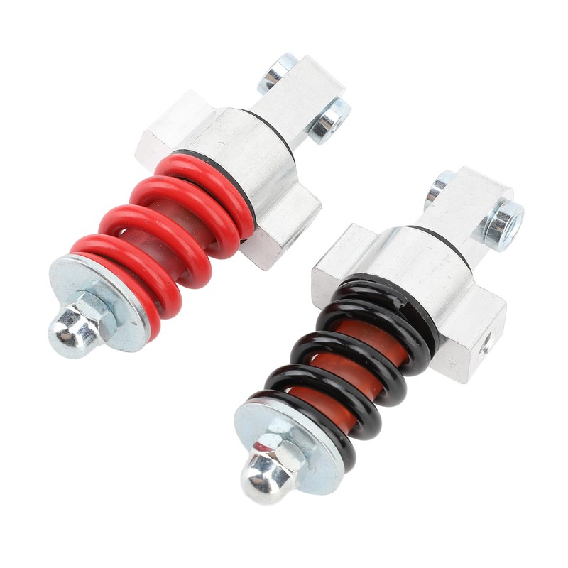 2PCS 112mm Rear Shock Absorber Aluminum Alloy Red Black for