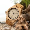 BOBO BIRD D27 Men's Bamboo Wooden Watch Numeral Scale Large
