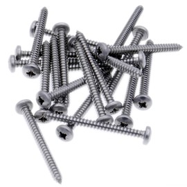 No.10 x 0.75 (4.8mm x 19mm) Pozi Pan Self-Tapping Screw - Stainless Steel (A2) (Pack of 20)
