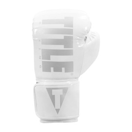 TITLE Boxing Inferno Intensity Boxing Gloves White/Silver - Boxing Gloves for Boxing Kickboxing Sparring Muay Thai (16 oz)