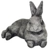 Fleur de Lis Garden Ornaments LLC Laying Rabbit Statue