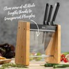 KUHN RIKON ICED Bamboo Knife Block empty