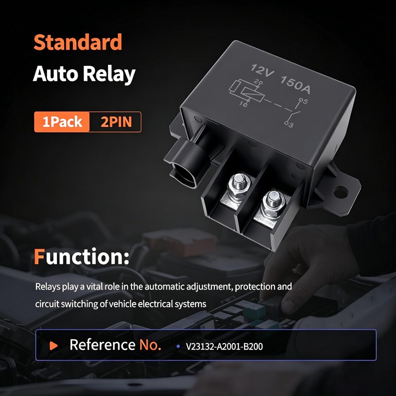 HiSport High Current Relays & Modules 12V 120A SPST-NO V23132-A2001-B200