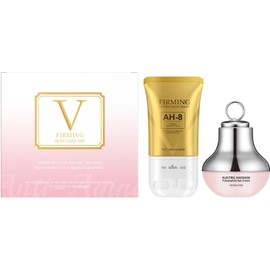 Set Profesional de Cuidado Facial, Ojos y Crema Reafirmante para Cuello, Set para el cuidado de la piel de los ojos y el cuello, reduce las líneas de expresión y las arrugas (Crema (para el cuello 120g*1 + los ojos 50g*1))