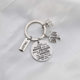 FUSTMW Lawyer Gifts Justice Lawyer of Scale Keychain New lawyer Jewelry Gifts(silver)