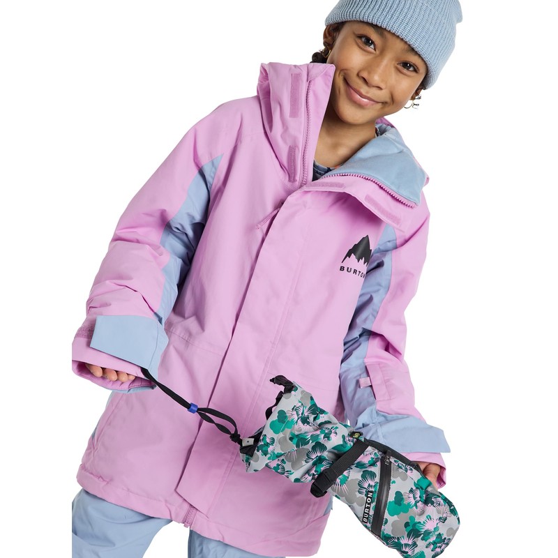 Burton Kids' Skimmer Jacket, Orchid Purple/Dusty Blue, L