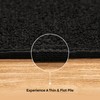 Furnish my Place Modern Indoor/Outdoor Solid Black Rug, Modern Area