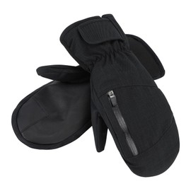 Durio Ski Gloves Winter Warm Gloves Waterproof Touchscreen Mens Womens Ski Mittens Outdoor For Snowmobile Snowboard Skiing Black Medium