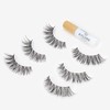 (Multi Pack- 3 Pairs) Eylure Texture #117 False Eyelashes, Black