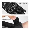 SunGoddy Motorcycle Gloves, Summer Gloves, Smartphone Compatible, Anti-Slip, Protector, Mesh,