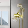Shower Diverter Valve with Handshower Mount, G1/2 Brass Shower Arm