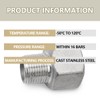 Bwintech 2 Pcs 3/8" Male to 3/4" Female BSP Thread