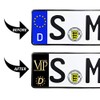 Skino 2 x Vinyl Sticker Number Plate JDM Stickers Tuning