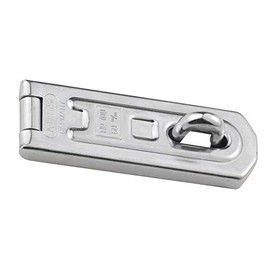 ABUS Hasp 100/60 - Padlock Device - for Hinged Doors - 01434 - ABUS Security Level 4 - Silver