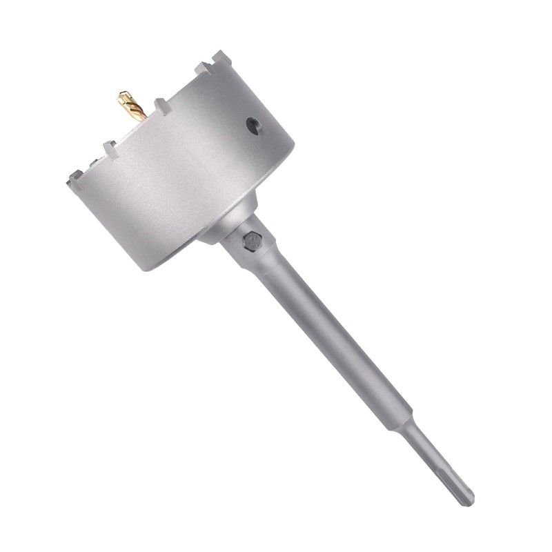 80mm / 3-1/8 inch Concrete Hole Saw + 220mm SDS