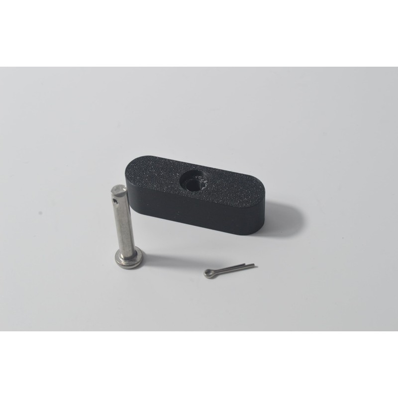 Uiuilz 2PCS Futon Oblong Glide Roller/Slider/Dowel Hardware Part Piece with