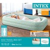 Intex Kids Travel Air Mattress Inflatable Bed with Raised Sides