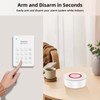 GRSICO Wireless Home Alarm System 9-Piece Kit, WiFi Alarm System
