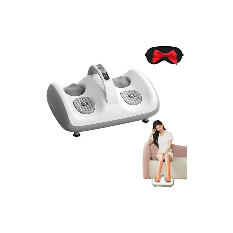 Heated Foot & Leg Massager – Adjustable 2-in-1 Foot Massage
