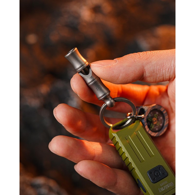 KeyUnity KA55 Whistle Whistle Titanium Heavy Duty Outdoor Disaster Preparedness