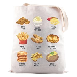 Potato Lovers Gift French Fry Tote Bag Potato Classification Gift For Her (Fry Potato CA Tote Bag)