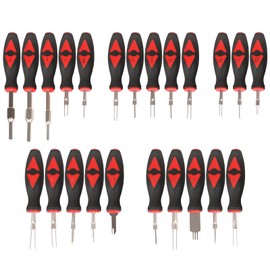 ECCPP 23 PCS Universal Terminal Release Kit Universal Wire Connector Removal Pin Extractor Release Tool Fit for American Domestic and Imported Vehicles