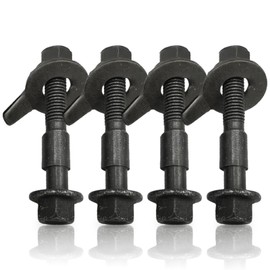 UP-BASE Camber Bolts, Camber Adjustment Bolts, Adjustable, 0.5 inches (12 mm), M12 Carbide, Universal Use, Set of 4